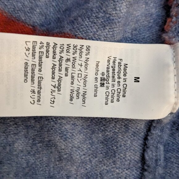 JCrew Wool Alpaca Striped Turtleneck Sweater - Picture 4 of 6